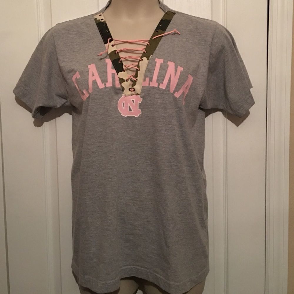 Carolina lace up T-Shirt